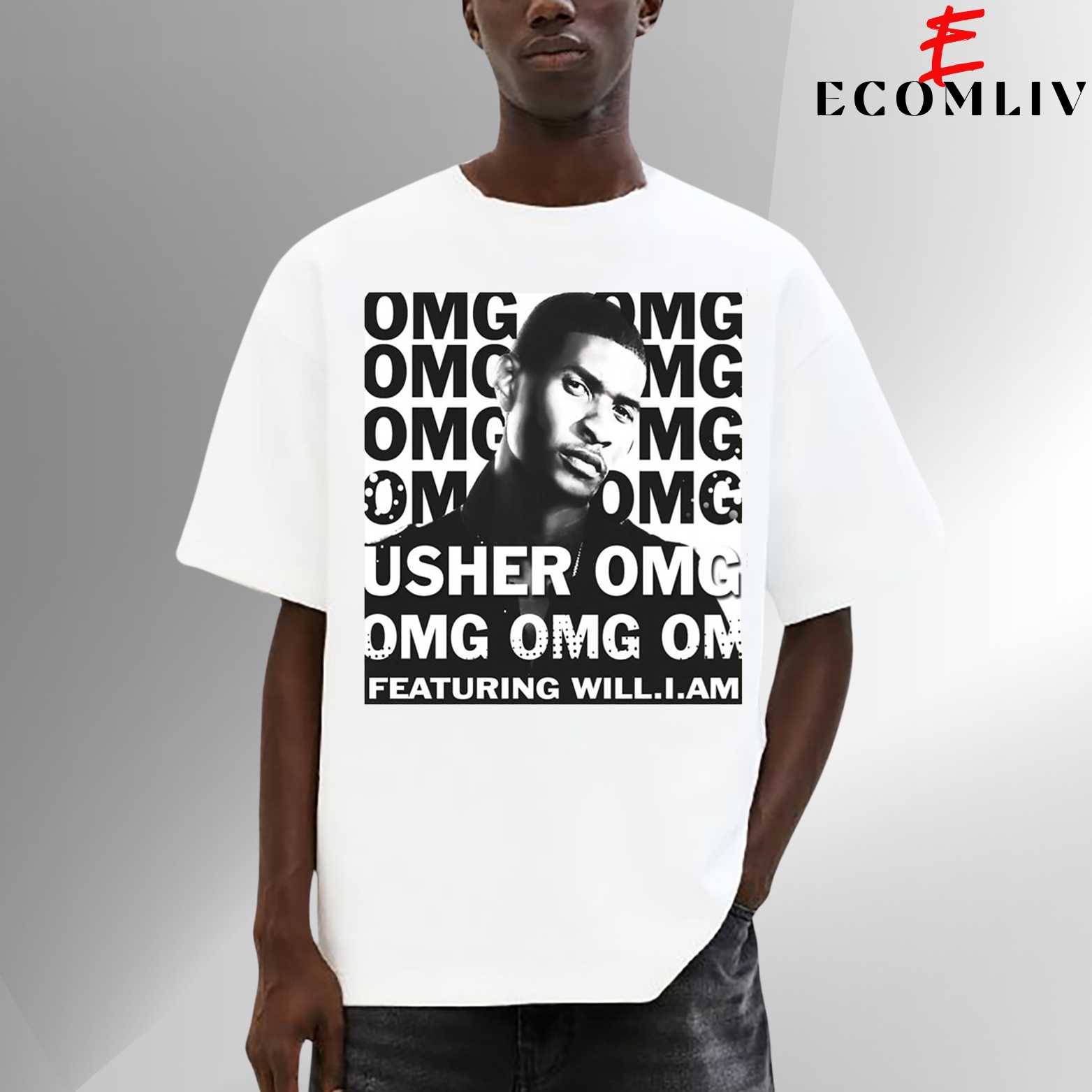 Usher Vintage Concert Tee, Unisex T-Shirt, Streetwear Merch